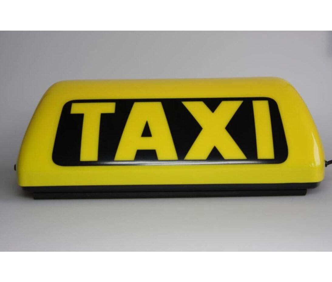 Taxileuchte mit Magnethalter aerodynamisch 300x125x100mm inkl. Anschlusskabel