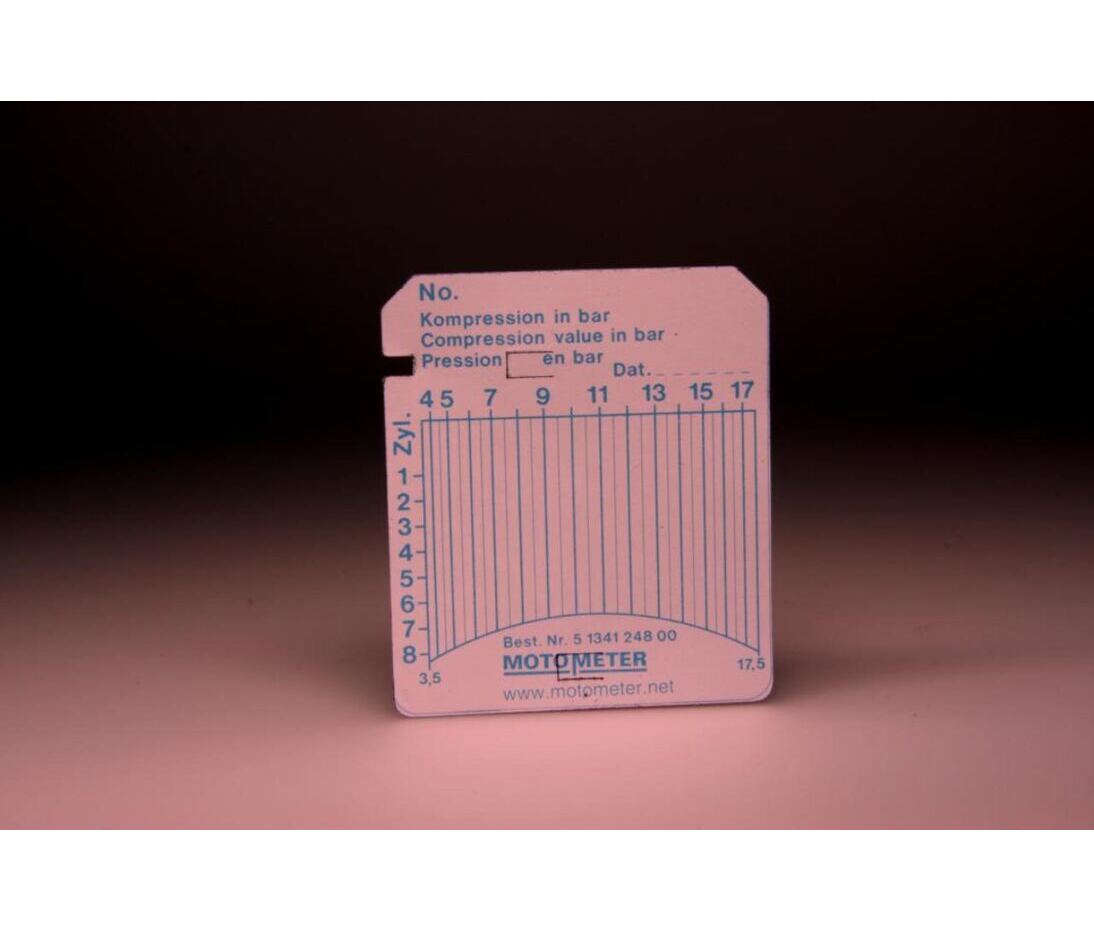 Diagrammblätter MotoMeter Kompressionsdruckschreiber VK 17,5