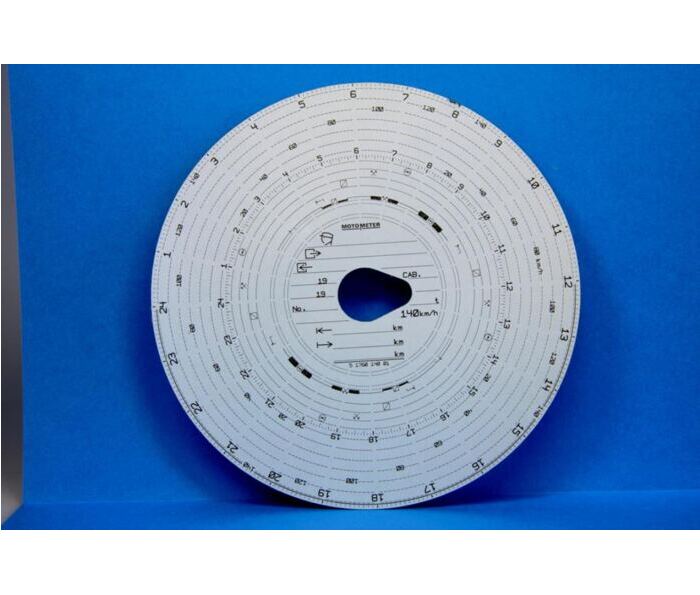 Diagrammscheiben 140 Km/h für EC-Fahrtschreiber Automatic