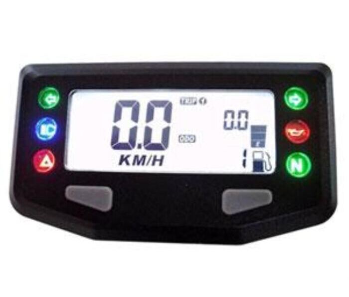 Geschwindigkeitsanzeige Digital mit 6 integrierten Kontrollleuchten, 12 Volt